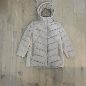 Andrew Marc Women's Light Gray Puffer Jacket
